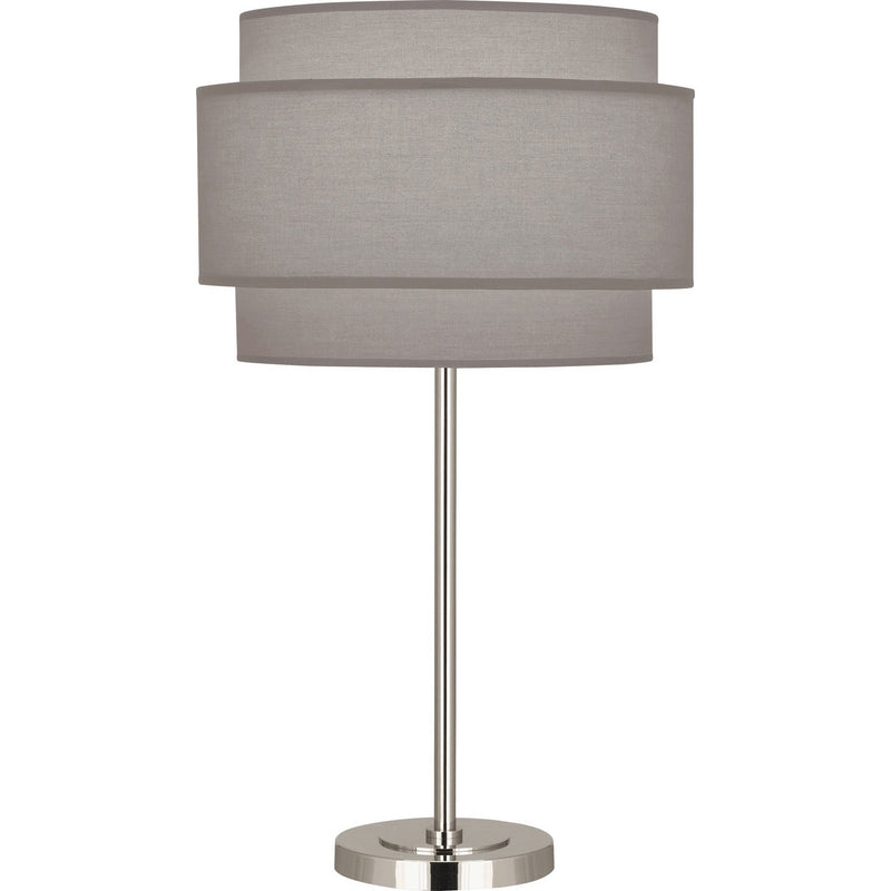Robert Abbey SG131 One Light Table Lamp, Polished Nickel