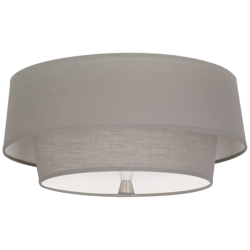 Robert Abbey SG144 Two Light Flushmount, Polished Nickel