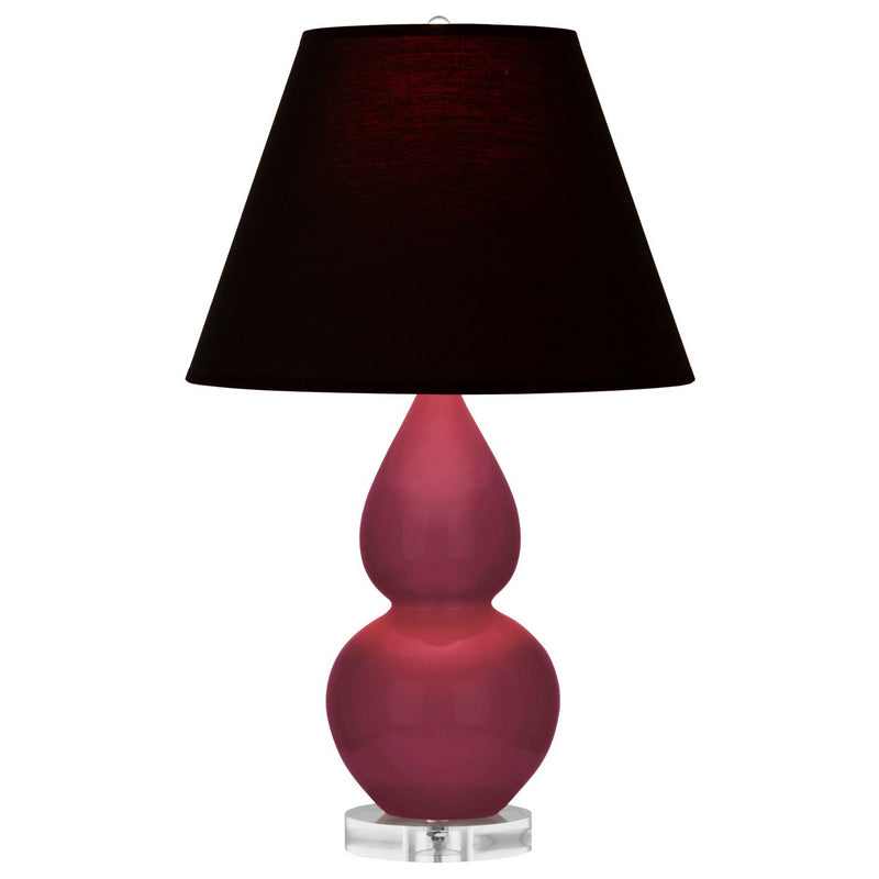 Robert Abbey SM13K One Light Accent Lamp, Sugar Plum Glazed Ceramic w/Lucite