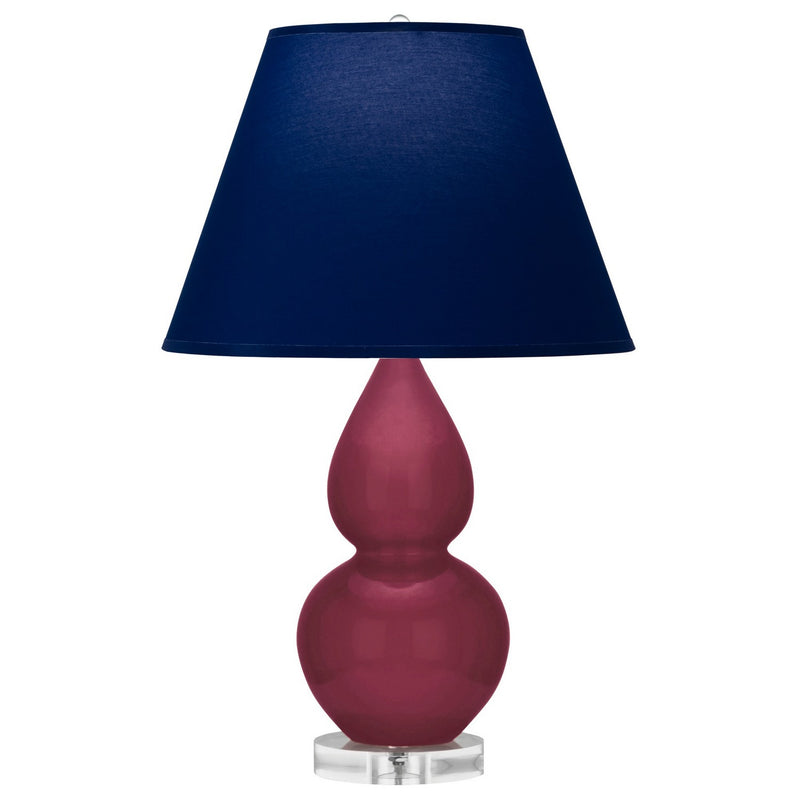 Robert Abbey SM13N One Light Accent Lamp, Sugar Plum Glazed Ceramic w/Lucite