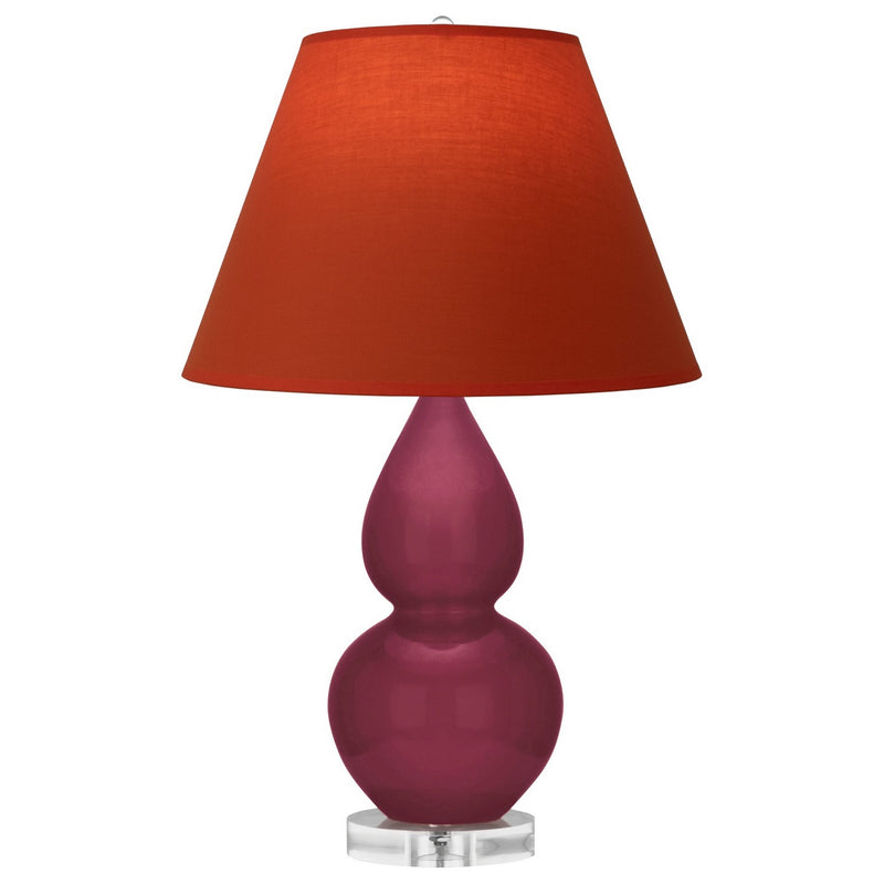 Robert Abbey SM13T One Light Accent Lamp, Sugar Plum Glazed Ceramic w/Lucite