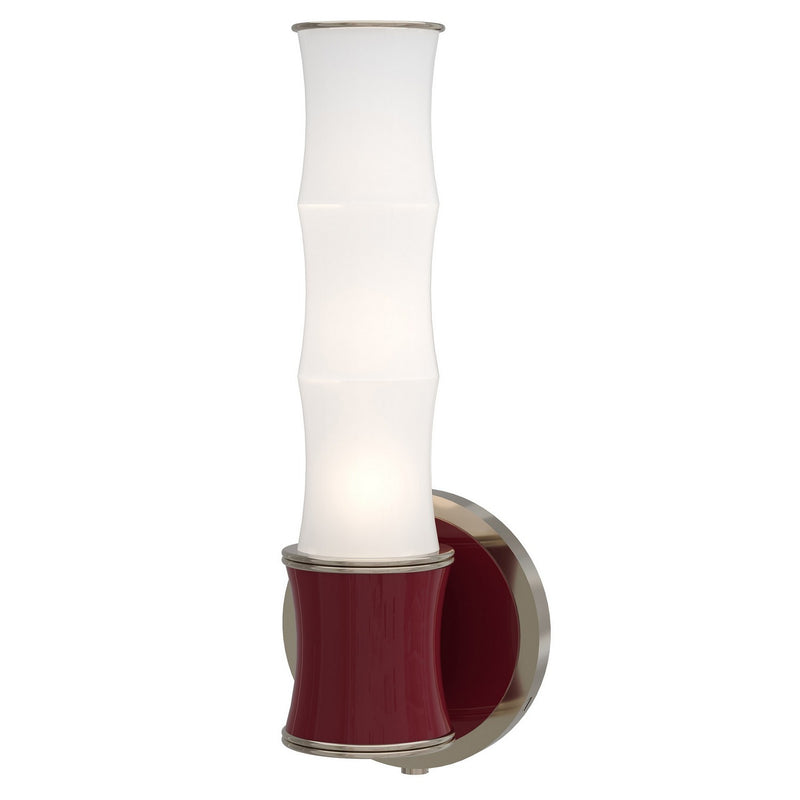 Robert Abbey SM69 One Light Wall Sconce, Sugar Plum w/Polished Nickel