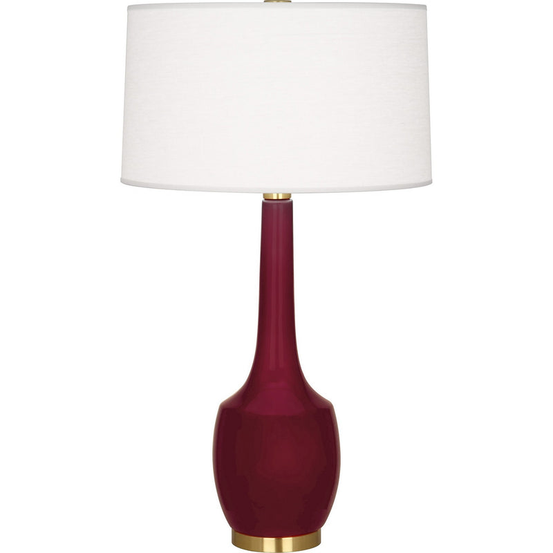 Robert Abbey SM701 One Light Table Lamp, Sugar Plum Glazed Ceramic