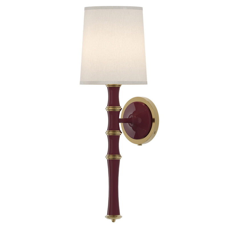 Robert Abbey SM87 One Light Wall Sconce, Sugar Plum w/Modern Brass
