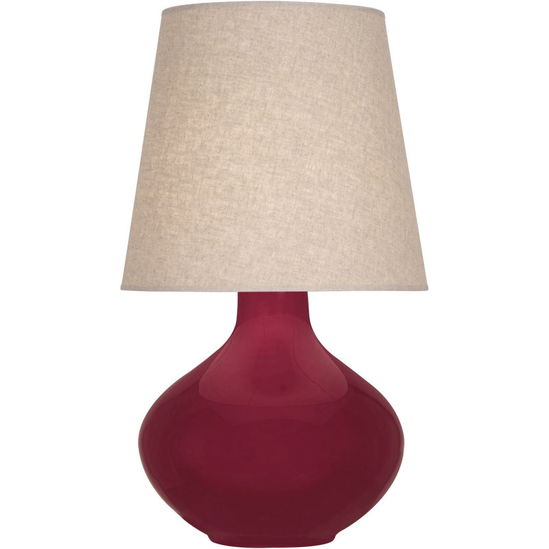 Robert Abbey SM991 One Light Table Lamp, Sugar Plum Glazed Ceramic