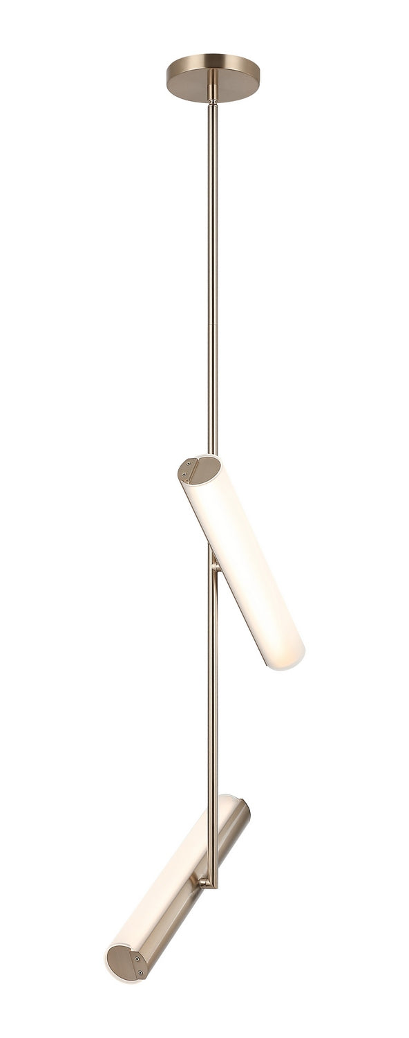 Matteo Lighting C32202CGFR LED Pendant, Champagne Gold
