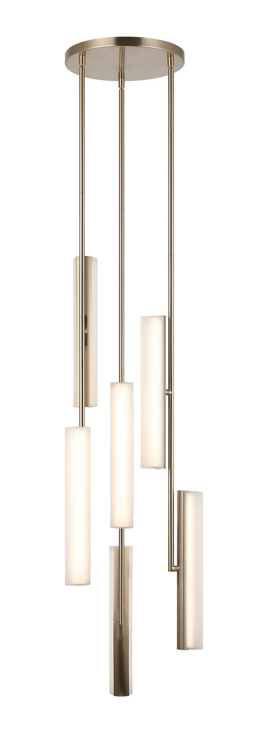 Matteo Lighting C32206CGFR LED Pendant, Champagne Gold