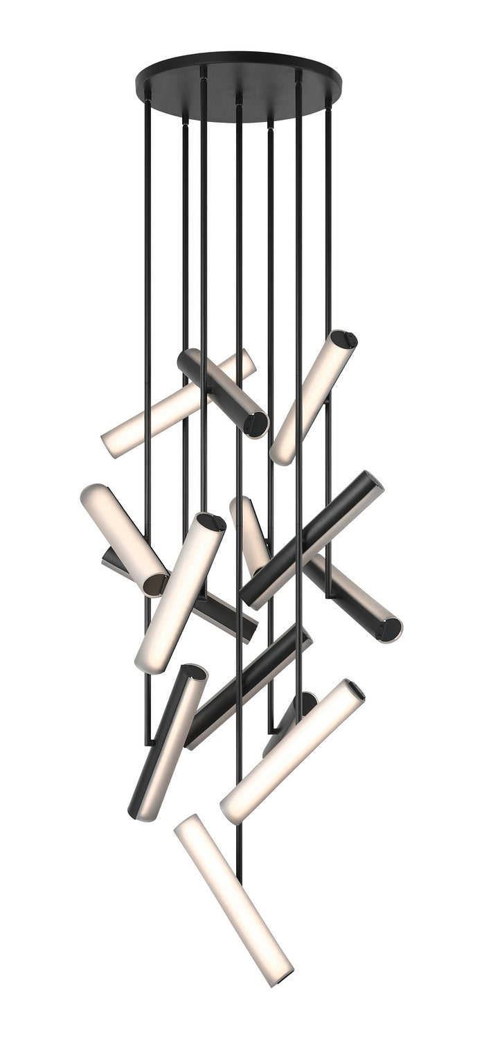 Matteo Lighting C32214MBSM LED Pendant, Matte Black