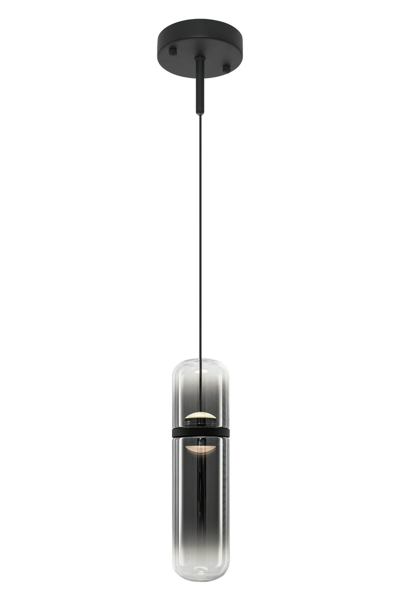 Matteo Lighting C32601MBSM LED Pendant, Matte Black