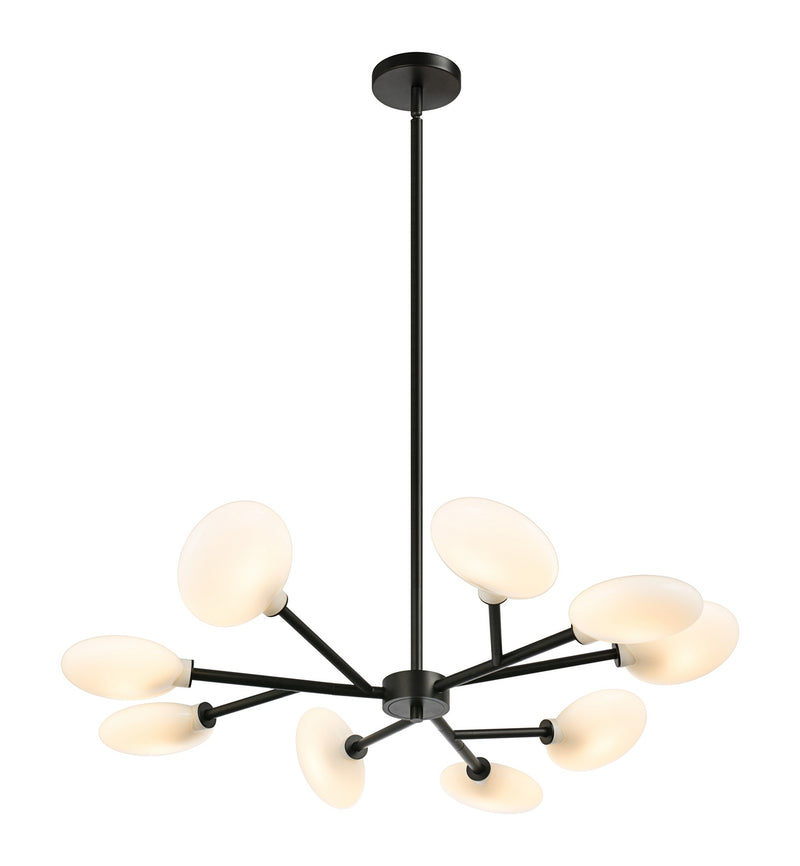 Matteo Lighting C33709MB LED Pendant, Matte Black
