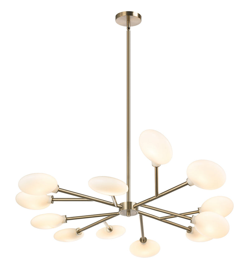 Matteo Lighting C33712CG LED Pendant, Champagne Gold