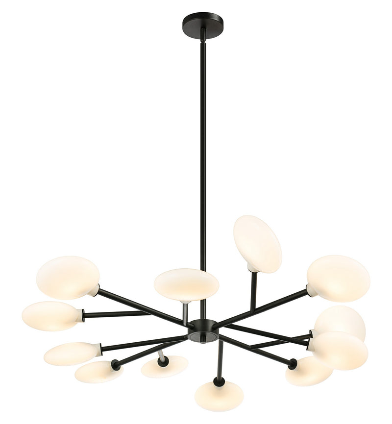 Matteo Lighting C33712MB LED Pendant, Matte Black