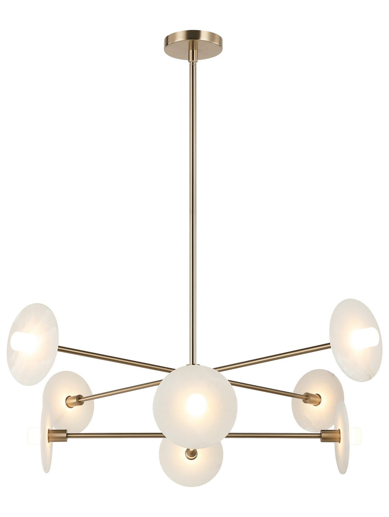 Matteo Lighting C42608CG LED Pendant, Champagne Gold