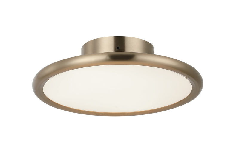 Matteo Lighting CX38812CG LED Wall Sconce/Ceiling Mount, Champagne Gold