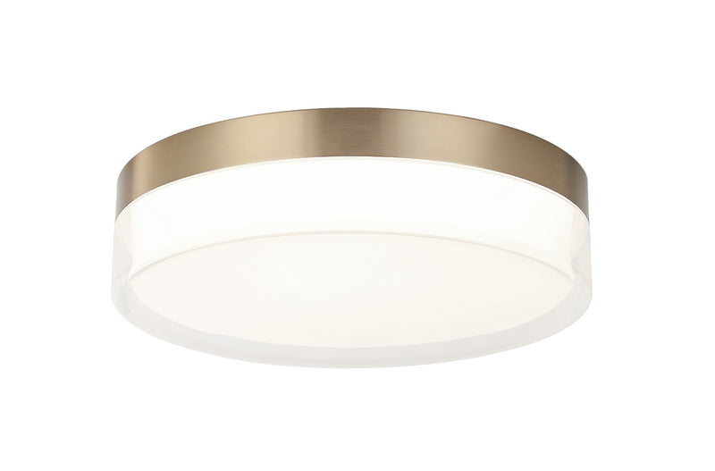 Matteo Lighting M21111CG LED Flush Mount, Champagne Gold