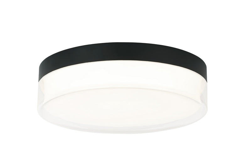 Matteo Lighting M21111MB LED Flush Mount, Matte Black