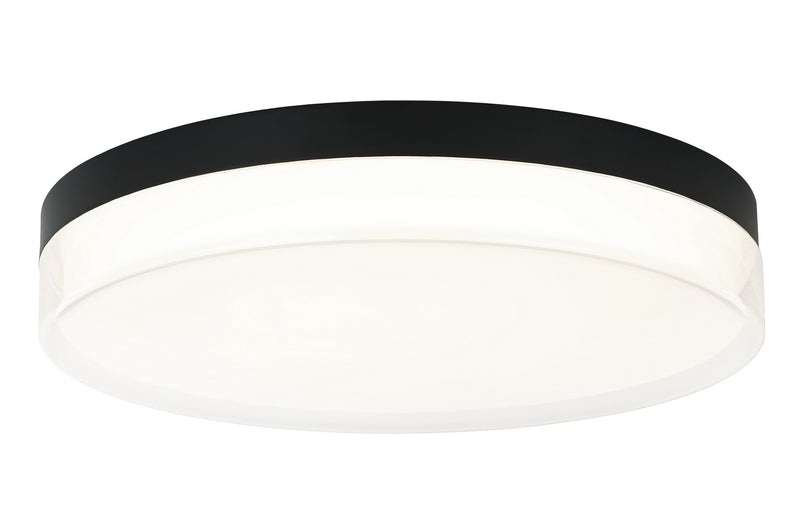 Matteo Lighting M21115MB LED Flush Mount, Matte Black