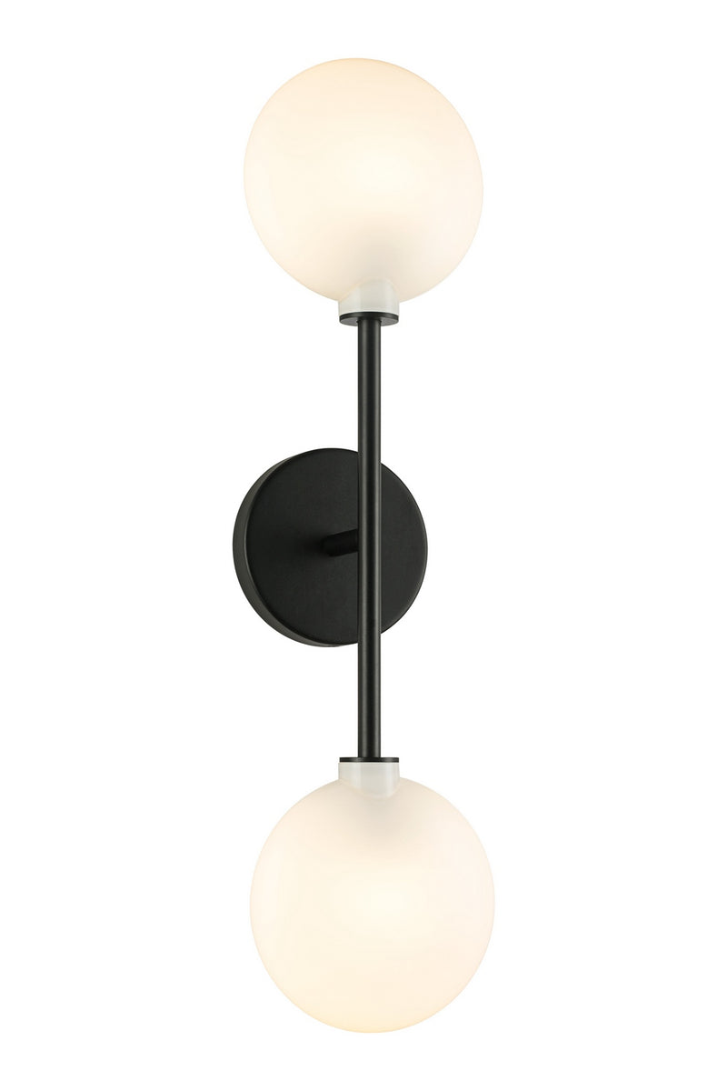 Matteo Lighting W33712MB LED Wall Sconce, Matte Black