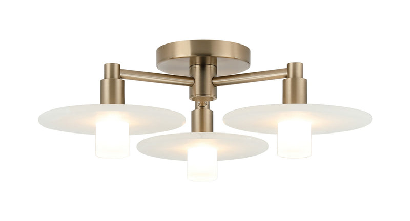 Matteo Lighting X42603CG LED Ceiling Mount, Champagne Gold