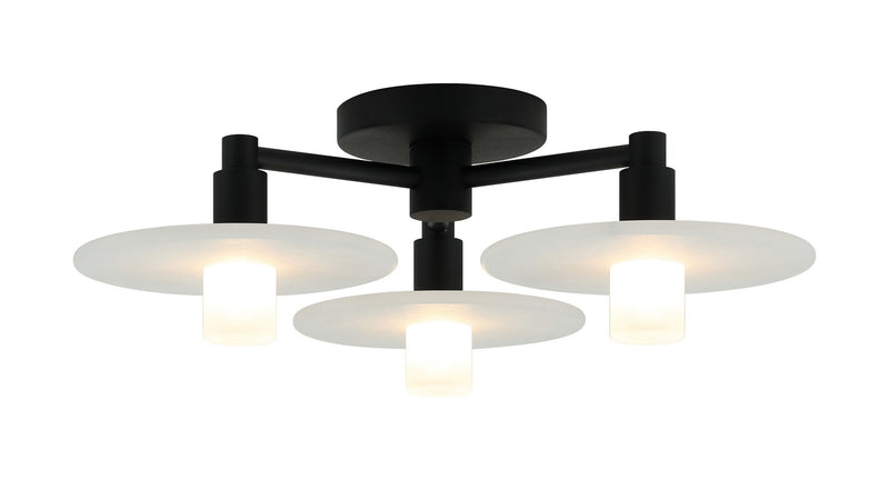Matteo Lighting X42603MB LED Ceiling Mount, Matte Black
