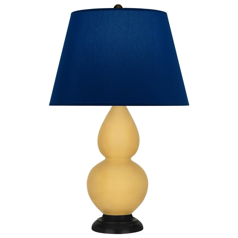 Robert Abbey SU11N One Light Accent Lamp, Sunset Yellow Glazed Ceramic w/Deep Patina Bronze