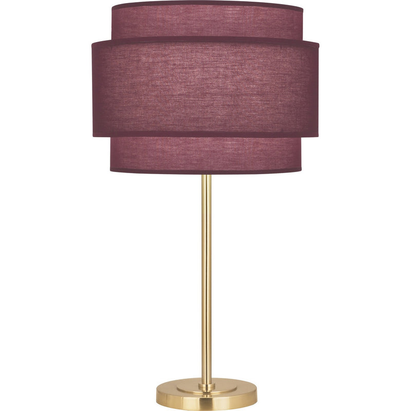 Robert Abbey VW130 One Light Table Lamp, Modern Brass