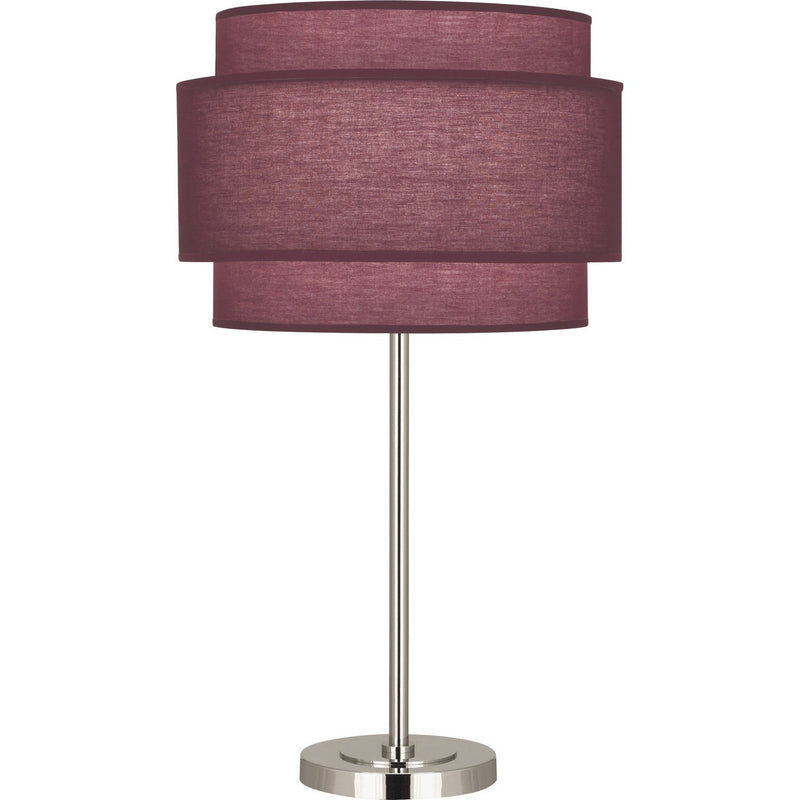 Robert Abbey VW131 One Light Table Lamp, Polished Nickel