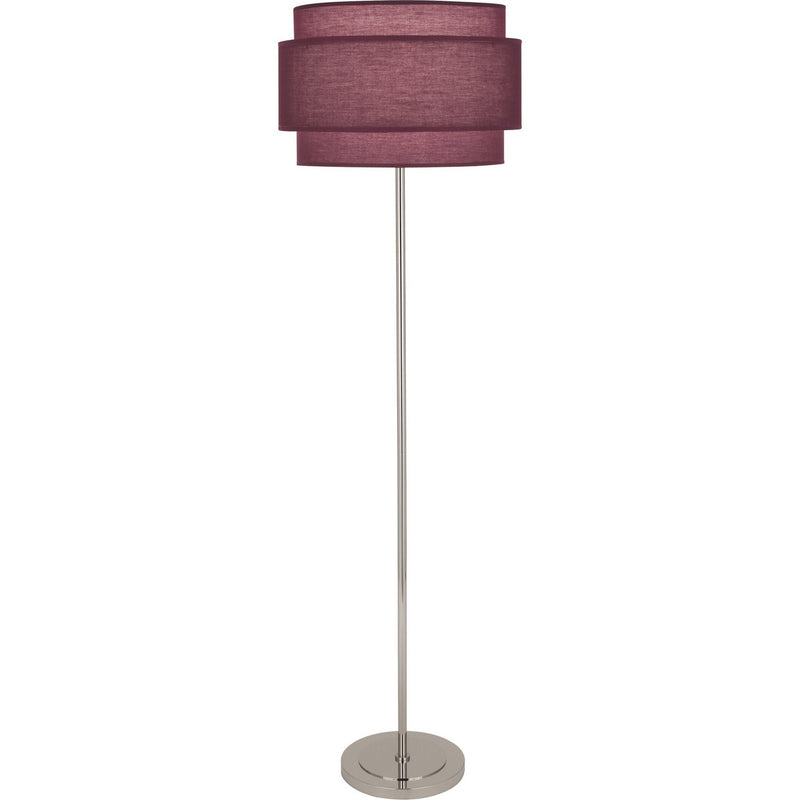 Robert Abbey VW133 One Light Floor Lamp, Polished Nickel