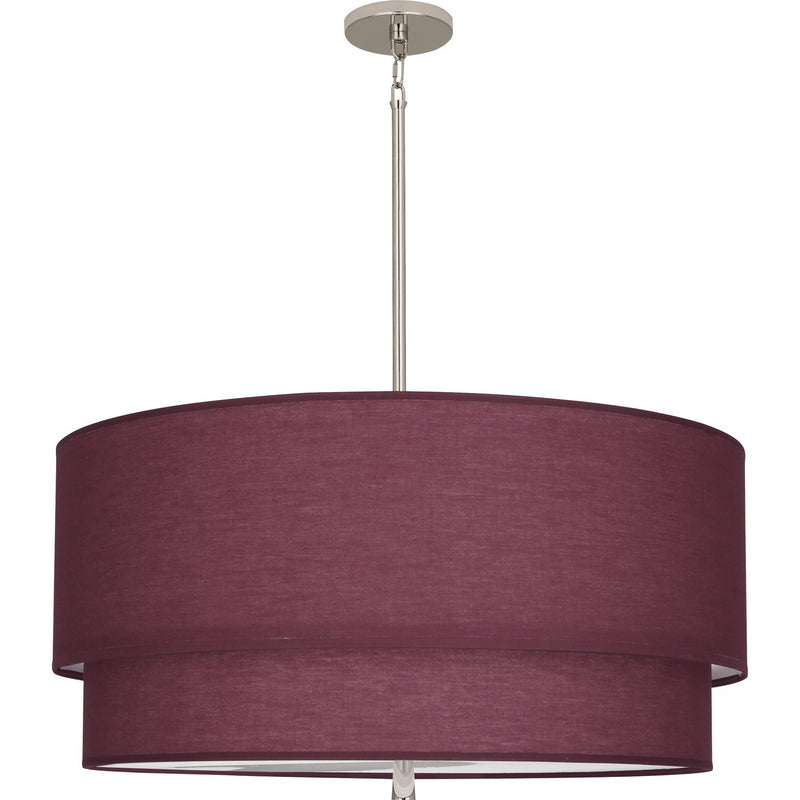 Robert Abbey VW140 Three Light Pendant, Polished Nickel