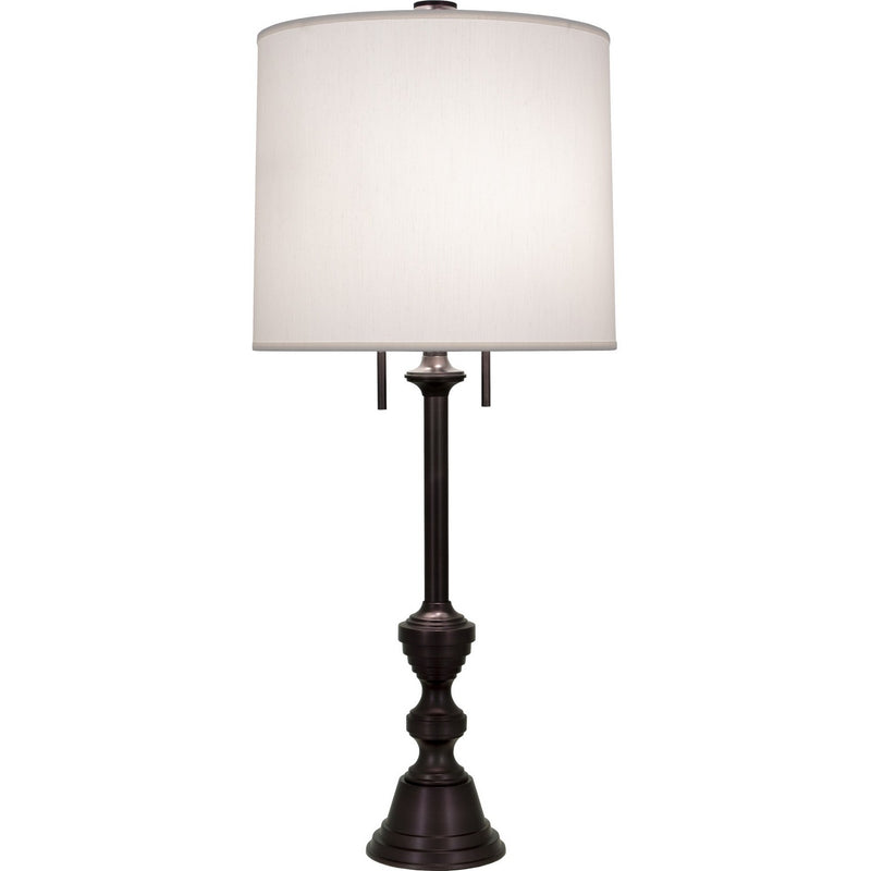 Robert Abbey Z1220 Two Light Table Lamp, Deep Patina Bronze