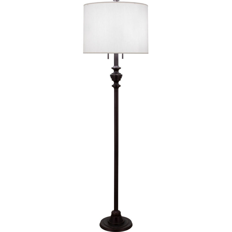 Robert Abbey Z1223 Two Light Floor Lamp, Deep Patina Bronze
