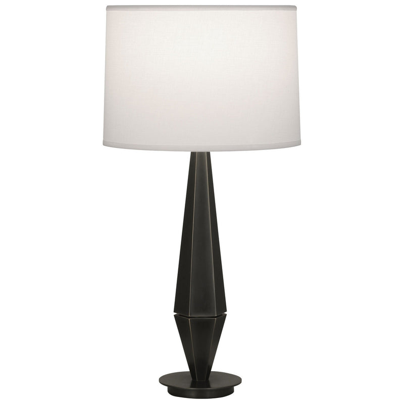 Robert Abbey Z252 One Light Table Lamp, Deep Patina Bronze