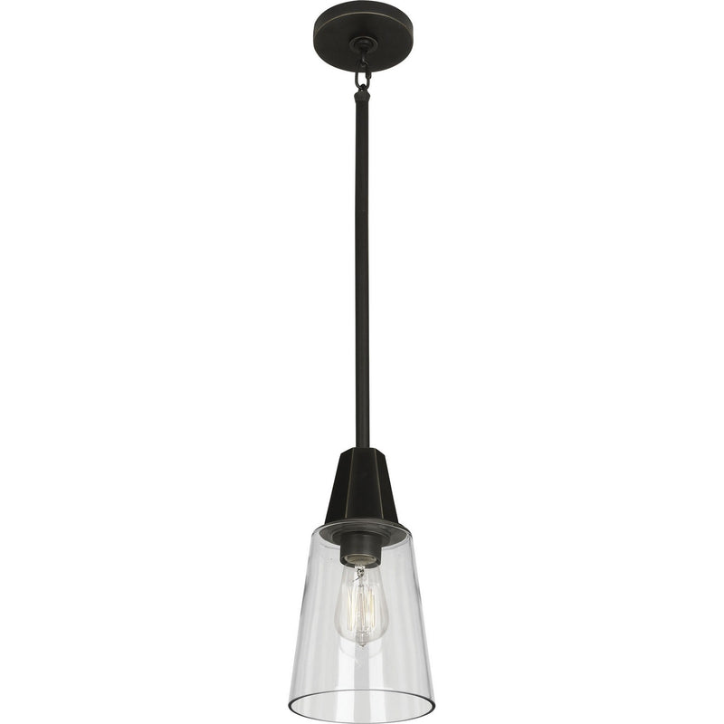 Robert Abbey Z257C One Light Pendant, Deep Patina Bronze
