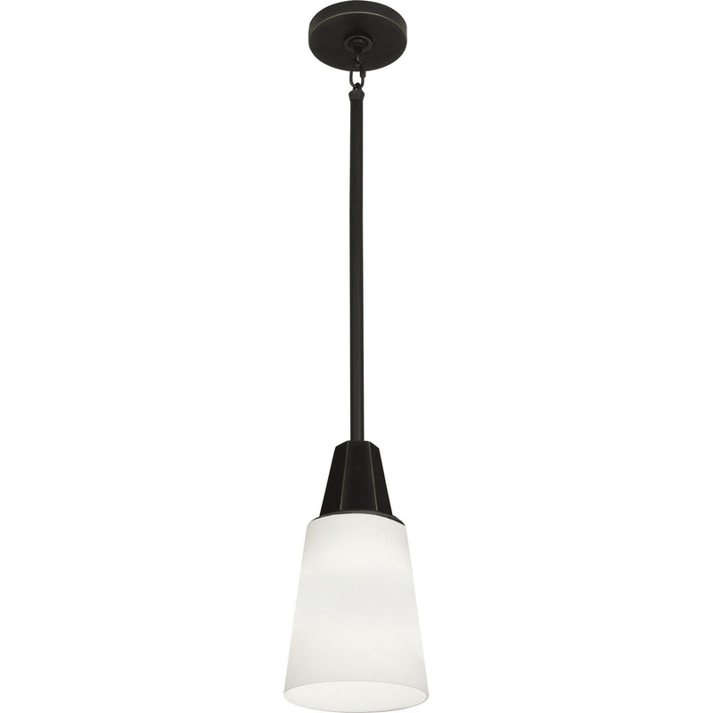 Robert Abbey Z257F One Light Pendant, Deep Patina Bronze