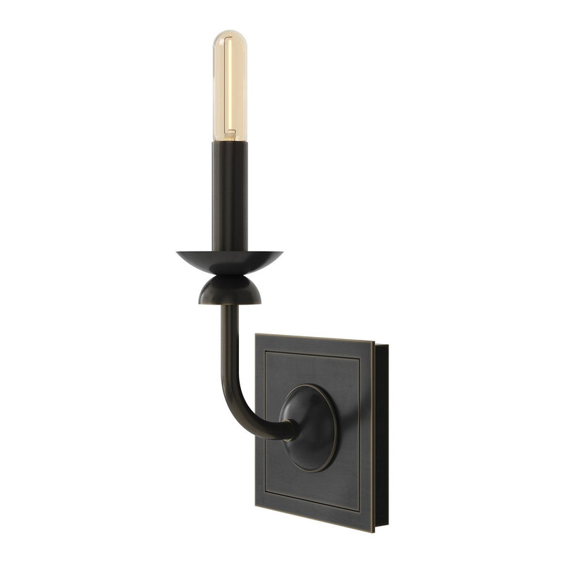 Robert Abbey Z273 One Light Wall Sconce, Deep Patina Bronze