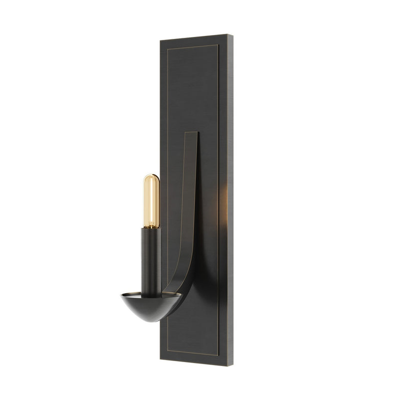 Robert Abbey Z2955 One Light Wall Sconce, Deep Patina Bronze