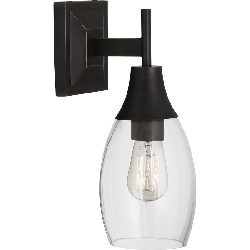 Robert Abbey Z484 One Light Wall Sconce, Deep Patina Bronze