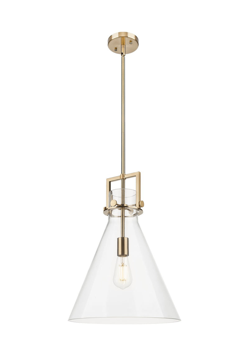 Innovations 411-1SL-CB-G411-14CL One Light Pendant, Champagne Bronze