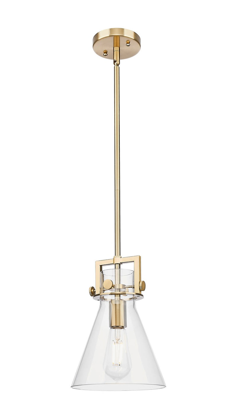 Innovations 411-1SS-CB-G411-8CL One Light Mini Pendant, Champagne Bronze