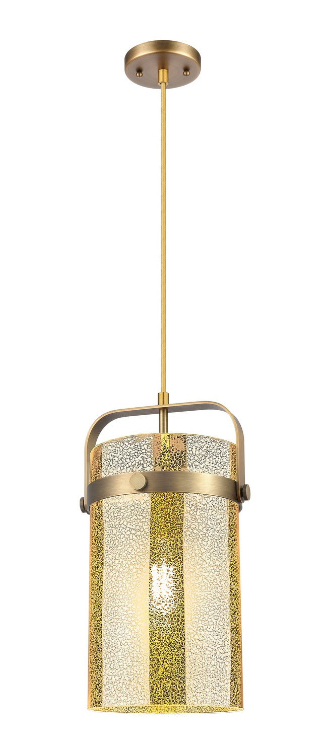 Innovations 413-1PM-BB-G413-1S-8ME One Light Mini Pendant, Brushed Brass