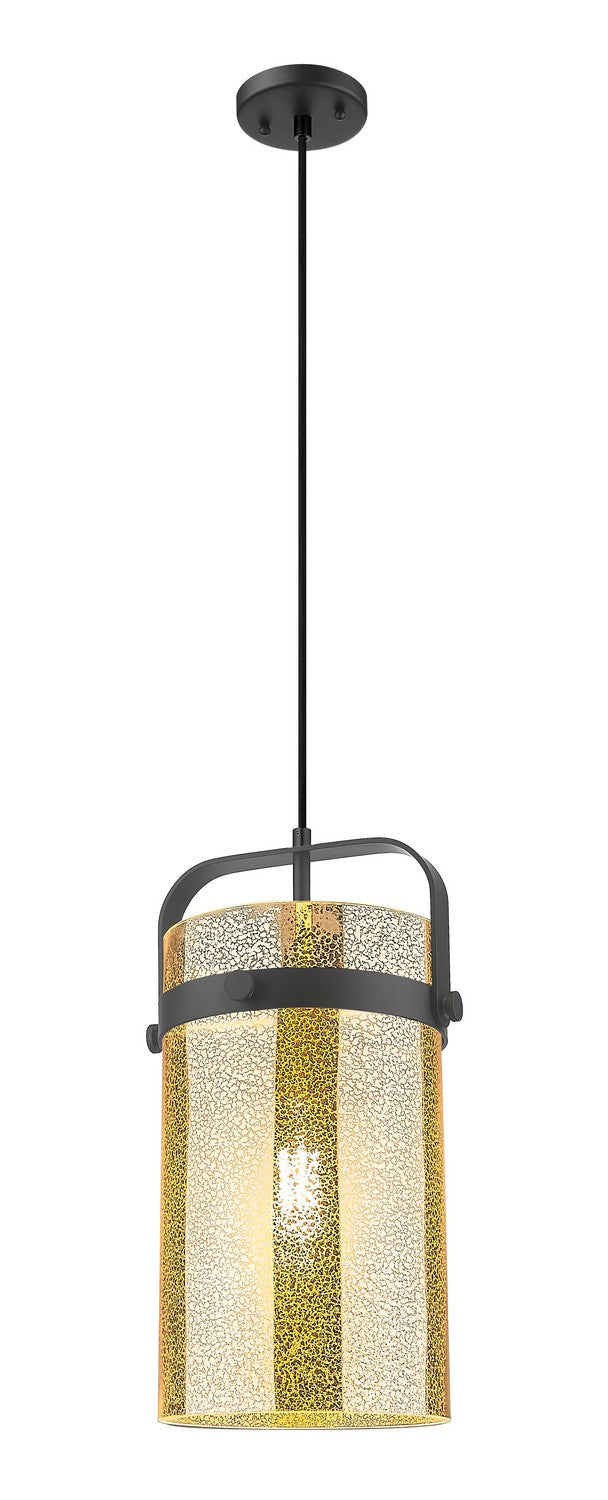Innovations 413-1PM-BK-G413-1S-8ME One Light Mini Pendant, Matte Black