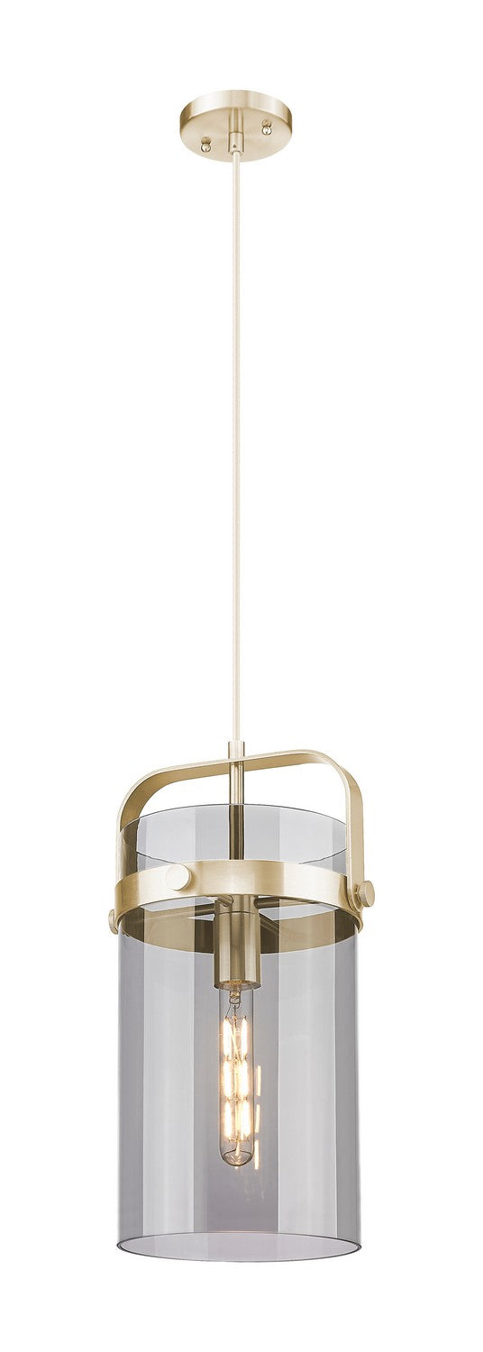 Innovations 413-1PM-CB-G413-1S-8SM One Light Mini Pendant, Champagne Bronze