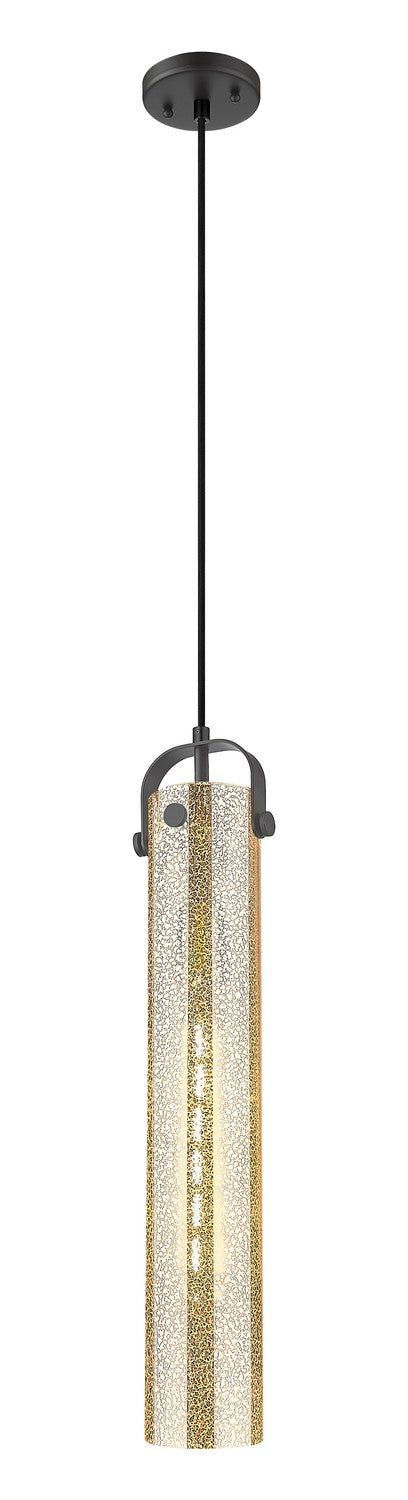 Innovations 413-1PS-BK-G413-1S-4ME One Light Pendant, Matte Black