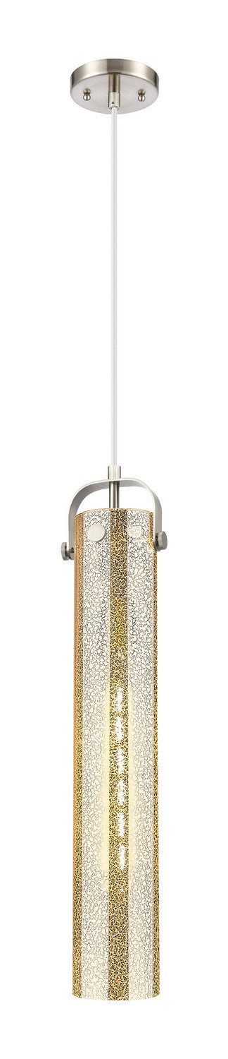 Innovations 413-1PS-SN-G413-1S-4ME One Light Pendant, Satin Nickel