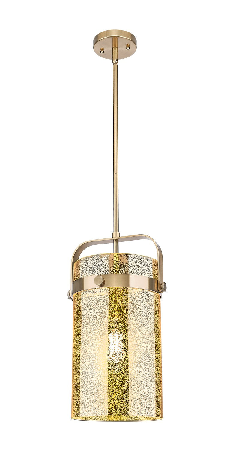 Innovations 413-1SM-CB-G413-1S-8ME One Light Mini Pendant, Champagne Bronze