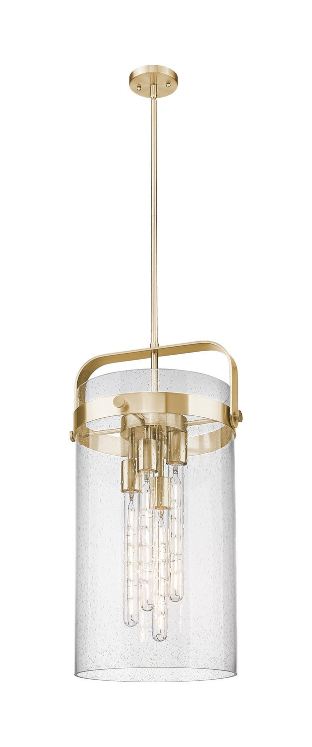 Innovations 413-4SL-CB-G413-4S-12SDY Four Light Pendant, Champagne Bronze