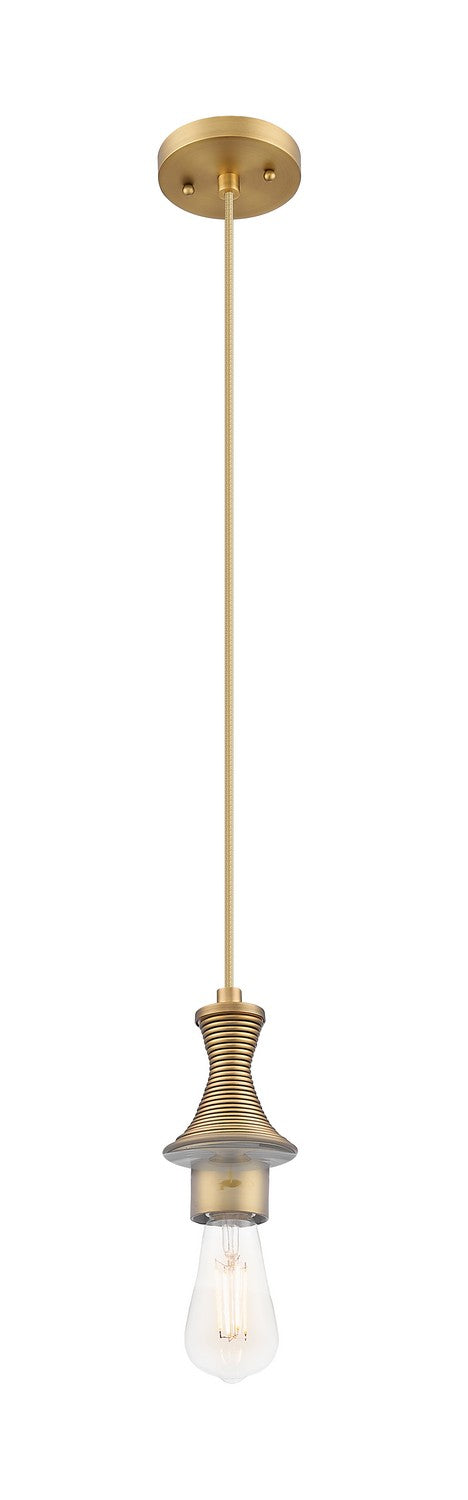 Innovations 415-1P-BB One Light Mini Pendant, Brushed Brass