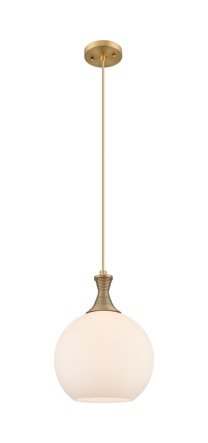 Innovations 415-1P-BB-G121-10 One Light Mini Pendant, Brushed Brass