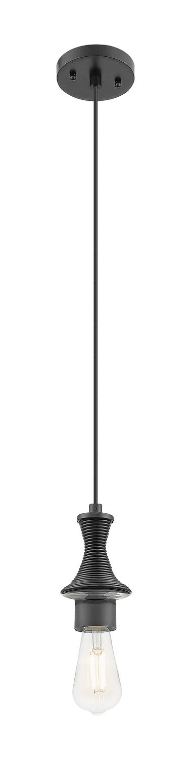 Innovations 415-1P-BK One Light Mini Pendant, Matte Black