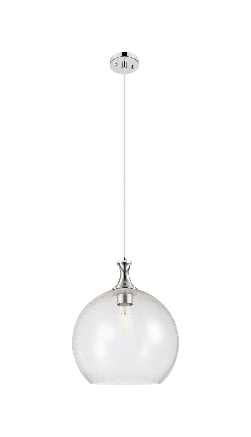 Innovations 415-1P-PN-G124-14 One Light Pendant, Polished Nickel